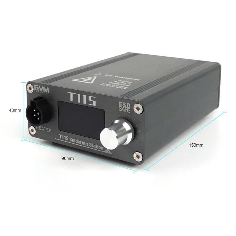 หัวแร้ง GVM T115 ปรับได้ตั้งแต่ 120°C ถึง 450°C