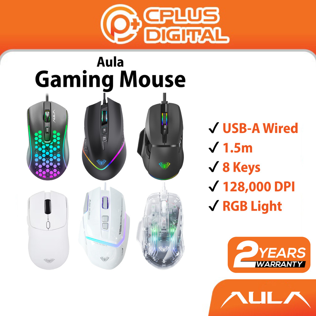 AULA เมาส์สําหรับเล่นเกม USB แบบมีสายบลูทูธ 2.4GHz S11 F805 F815 F816 S12Pro S80 SC580X