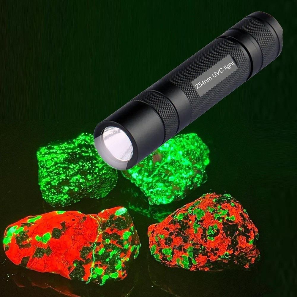ชาร์จคลื่นสั้นที่มีประสิทธิภาพ 254nm UVC ไฟฉาย LED SW ZWB3 ไฟฉาย UV โคมไฟ