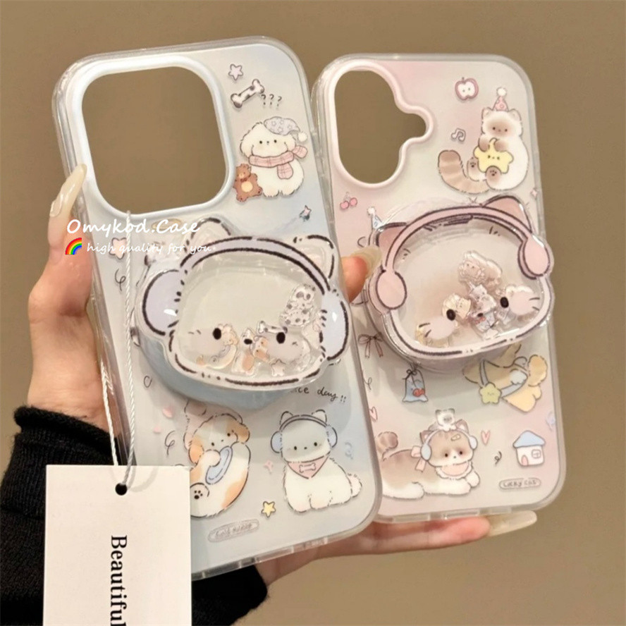 น่ารักลูกสุนัขแมวคู่ปลอกสําหรับ A55 5G A05s A54 5G A15 A12 4G M12 4G A05 S23 Ultra S24 Ultra A13 4G 
