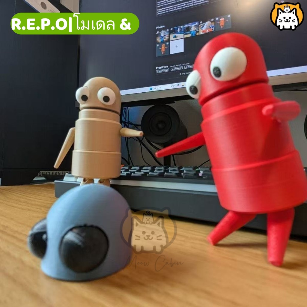 จัดส่งภายใน 24 ชั่วโมง 🔥 REPO หุ่นแอนดรอยด์คลั่ง โมเดล & พวงกุญแจREPO repo toy