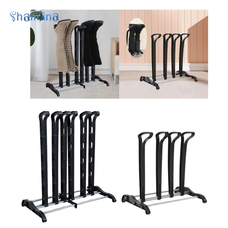[Shamjina] Boot Rack Organizer ขาตั้งรองเท้าเครื่องมือในครัวเรือน Boot Storage Rack สําหรับตู้เสื้อผ้ารองเท้าสูง Patio ห้องหอพักกลางแจ้ง Entryway