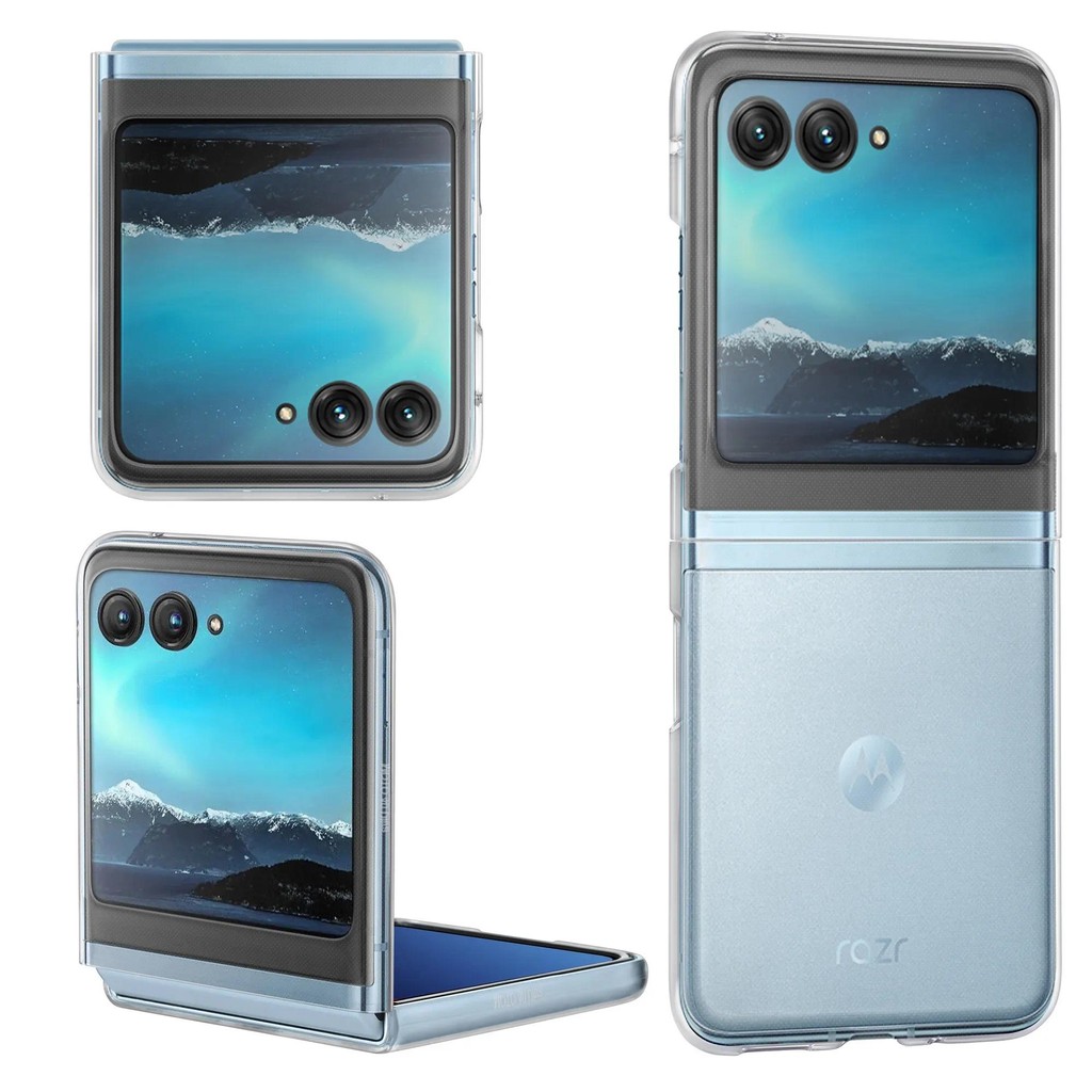 เคสใสกันกระแทกสําหรับ MOTOROLA MOTO RAZR 60 50 40 Ultra Razr40 Plus Razr2022 5G ฝาครอบโทรศัพท์ป้องกันการตก