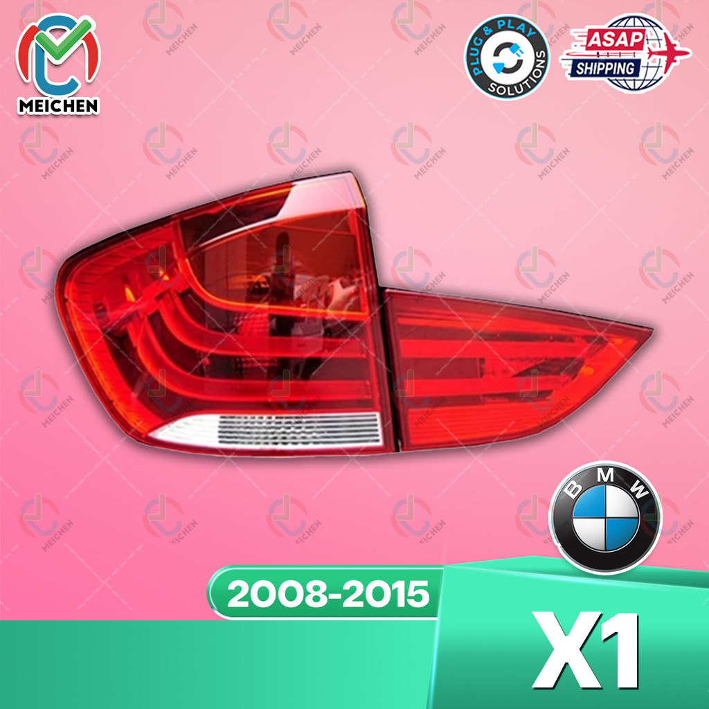 BMW X1 E84/F48 โคมไฟท้าย พร้อมทับทิมไฟเบรค แต่ง สําหรับกันชนหลัง ปี 08-15 Taillamp Taillight