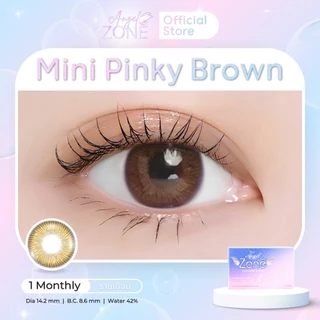 Angel Zone คอนแทคเลนส์ รุ่น Mini Pinky Brown 14.2 (รองรับสายตาปกติและค่าสายตาสั้น -0.50 ถึง -10.00)