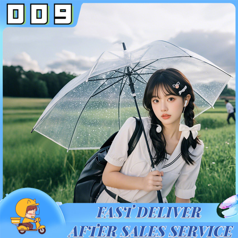 กันฝน เเบบใส เนื้อ โปร่งแสง ด้ามยาว กันแดด กันยูวี Umbrella คุณภาพดีราคาถูก ในประเทศไทย พร้อมส่ง!!