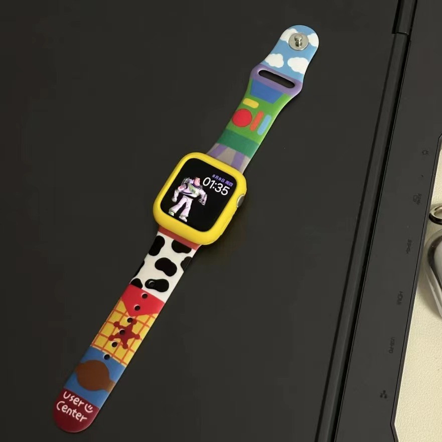 สายซิลิโคนสามตาเหมาะสำหรับ นำไปใช้ Apple Watch iwatch10/9 รูปที่ 4