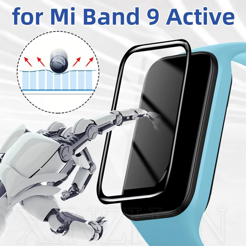 ตัวป้องกันหน้าจอ HD 1/2/3/5 ชิ้น - สําหรับ Xiaomi Mi Band 9 Active - ฟิล์มอัจฉริยะโค้ง 3D - อุปกรณ์เสริมนาฬิกาอัจฉริยะ - ครอบคลุมเต็มรูปแบบ, ป้องกันรอยขีดข่วน, ป้องกันการชนกัน