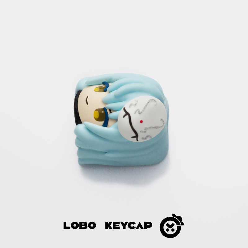 Rimuru Keycap 3D สร้างสรรค์น่ารักการ์ตูน MX สวิทช์คีย์บอร์ด Handmade เรซิ่น Keycaps DIY ส่วนบุคคล Cool อะนิเมะ Slime Keycap ราคา ถูกที่สุด ดีลบีเคเค แกลเลอรีภาพที่ 6