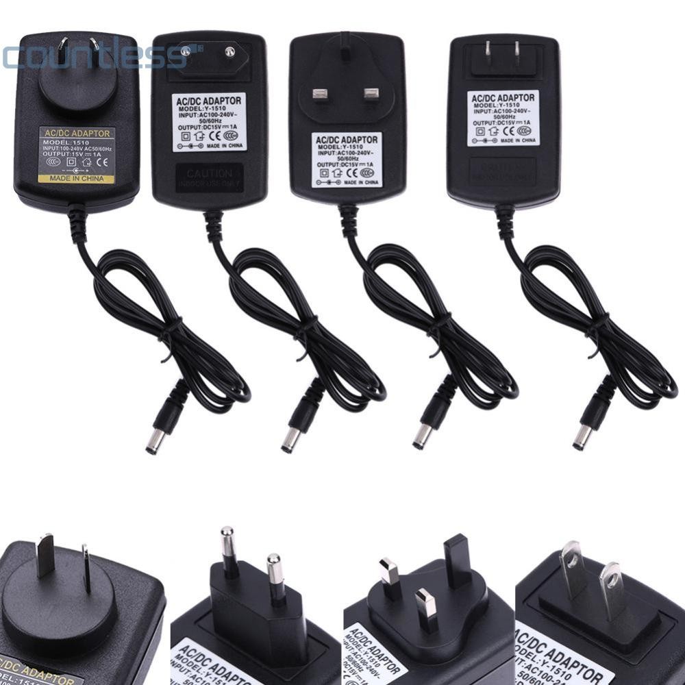 ตัวแปลง AC 100V-240V เป็น DC 15V สําหรับอุปกรณ์เสริมเสียง DC15V 1A อะแดปเตอร์ DE [นับเลข]