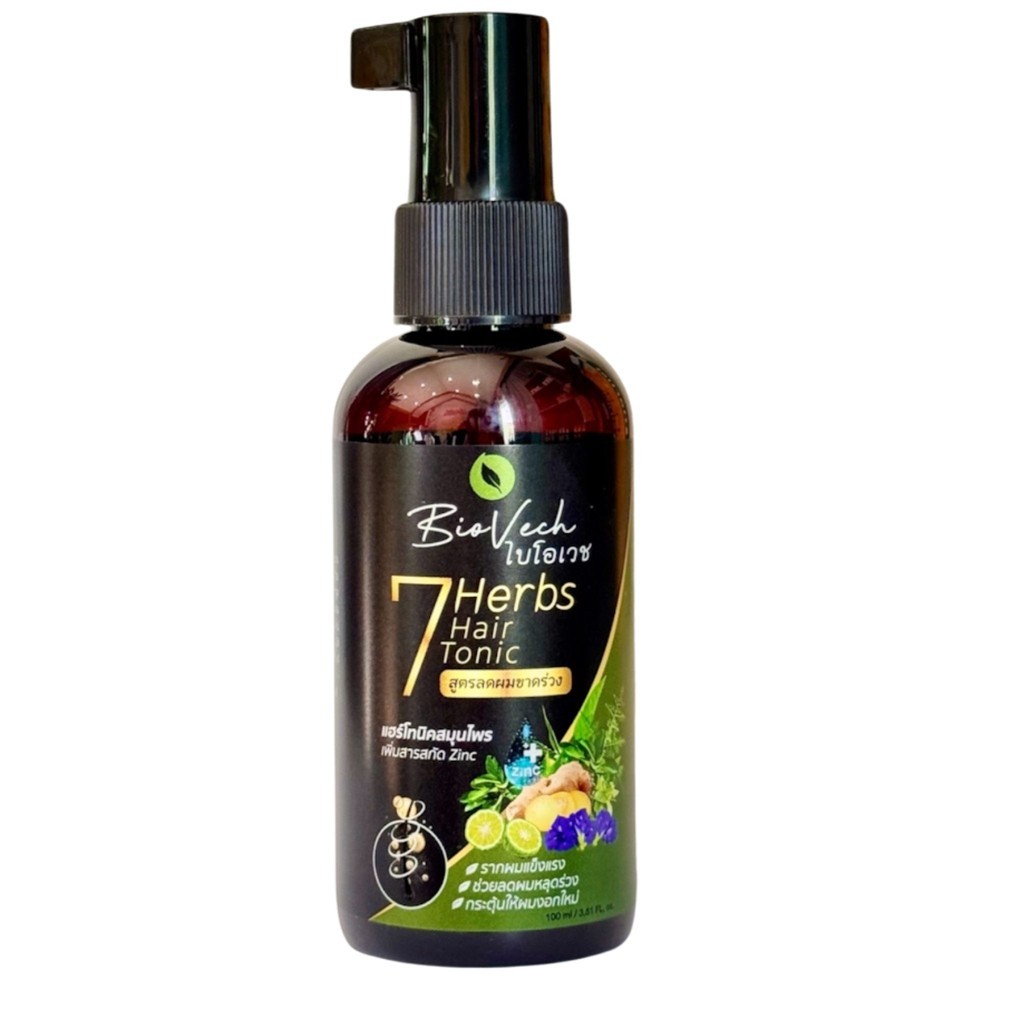 ♦️ของแท้·ส่งด่วน·ถูก♦️Bio Vech 7 Herbs Hair Tonic  ไบโอเวช เซเว่นเฮิร์บ แฮร์โทนิค x 1 ชิ้น dayse