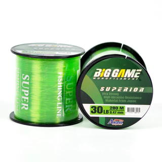 สายเอ็นโหลด Asari Big Game Mono Line 1/8 เหนียวนุ่ม ทนทาน