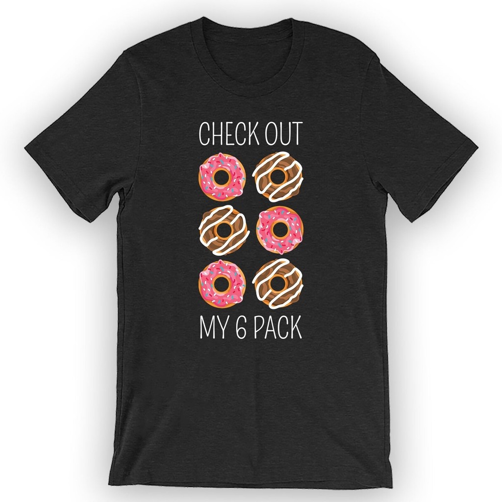 เสื้อยืด Check Out My Six Pack Cute Donut Top