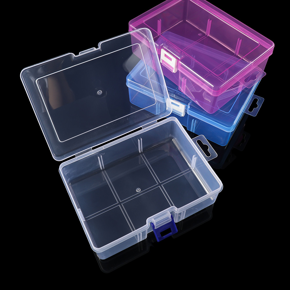 กล่องเก็บเครื่องประดับPP 12x16ซม. 1ชิ้น ✓ไม่ต้องใส่กล่อง ✓จัดเก็บง่าย