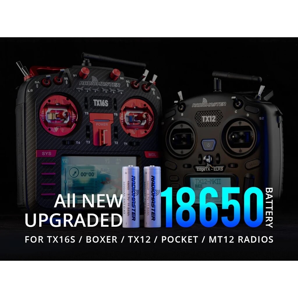 18650 3200mAh 3.7V Battery (2pcs) for TX16S / Boxer / TX12/ Pocket / MT12 Radios แบตกล้อง แบตวิทยุ - รูปที่ 6