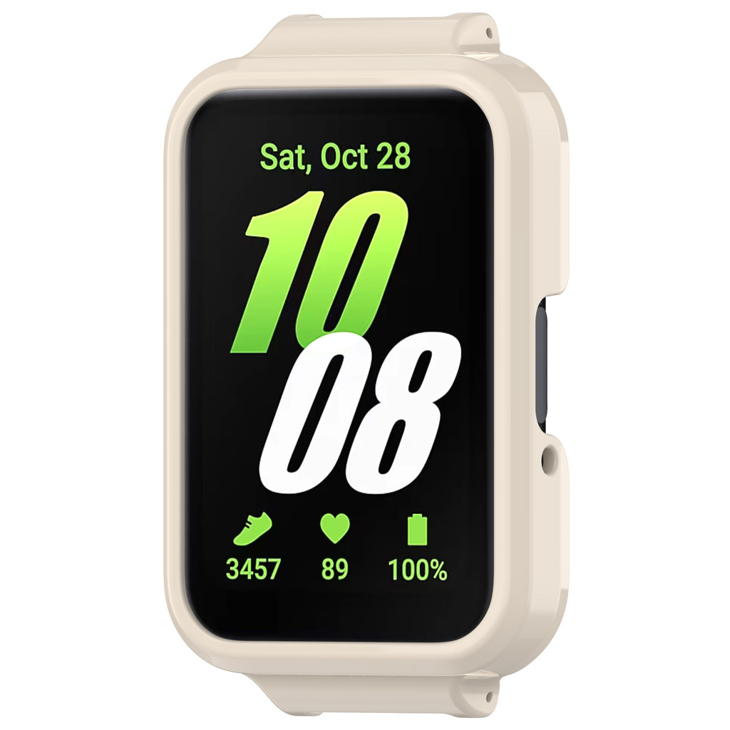 สําหรับ Samsung Galaxy Fit 3 สายซิลิโคน + เคส 2in1 ฝาครอบเปลือกหัวเข็มขัดพับหัวเข็มขัดแม่เหล็ก Band