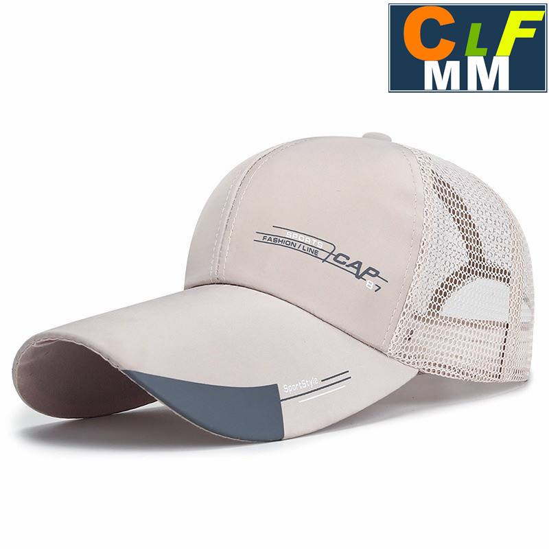 หมวกแก๊ปเบสบอล (มี 5 สี) ตาข่าย ระบายอากาศ หมวกแก๊ป หมวกแฟชั่นเกาหลี กันแดด(พร้อมส่งค่ะ) G2888