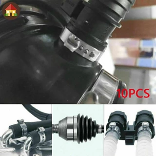 10/20/30/50 ชิ้นปรับ CV Boot Joint Clamp สแตนเลส 2 ขนาด Universal Drive Shaft CV Boot Crimp Clamp คลิปหนีบสแตนเลส สําหรับชุดบูตข ้ อต ่ อเพลาขับ ที่หนีบรองเท้า