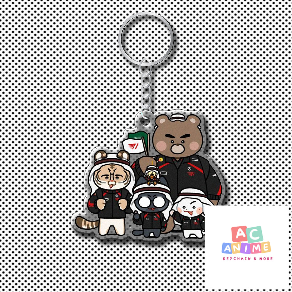 League Of Legends Faker Keria Gumayushi Oner Zeus T124 T125 Chibi T1 พวงกุญแจ