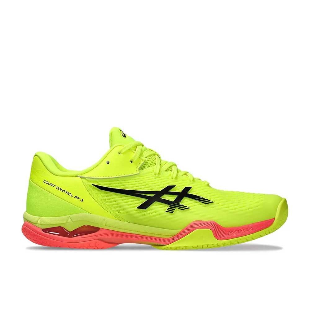 Asics Court Control FF 3 Paris Safety Yellow Black Unused