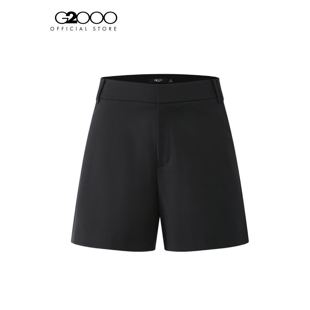 G2000 กางเกงขาสั้นสำหรับผู้หญิง ทรง Relaxed Fit รุ่น 4126330099 BLACK