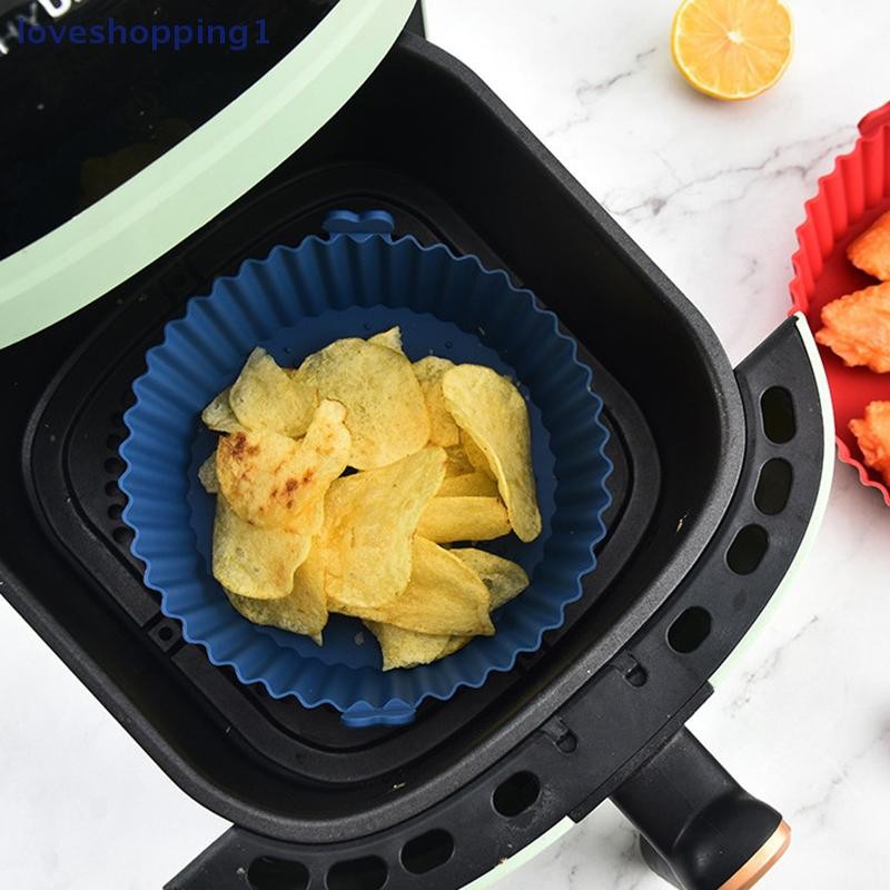 [Love shopping]   Air Fryers เตาอบถาดอบไก่ทอดตะกร้าเสื่อ Airfryer ซิลิโคน Bakeware TH - รูปที่ 4