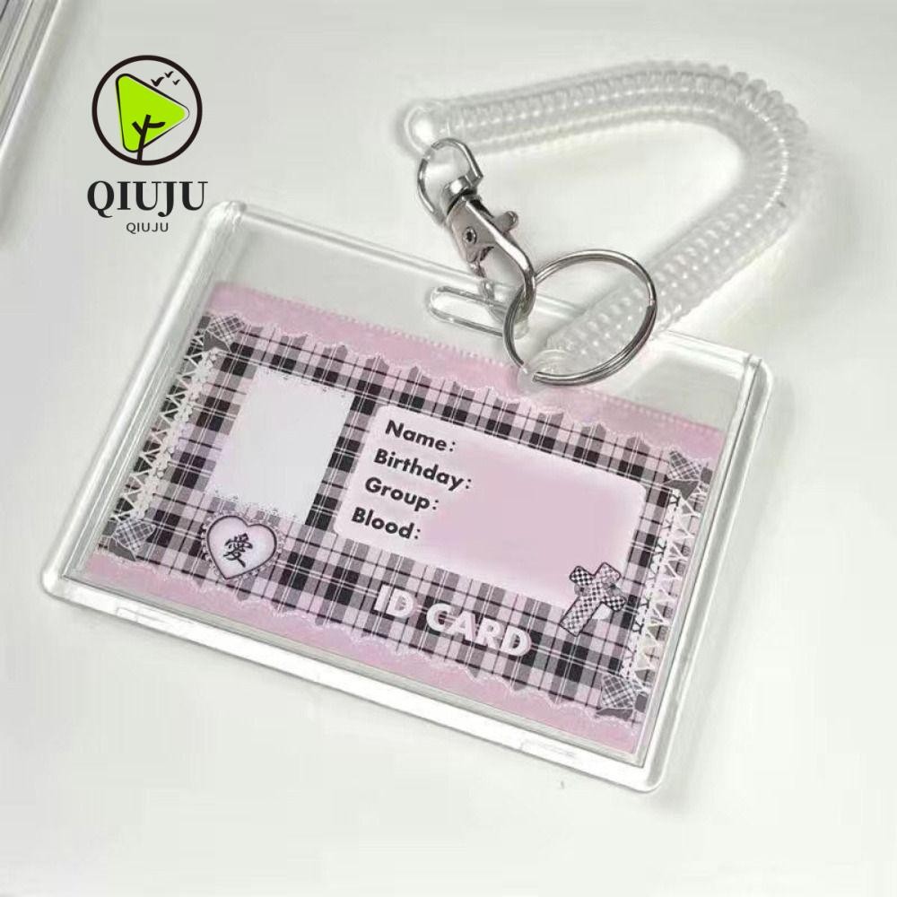 ที่ใส่บัตร ชิวจู, ที่ใส่โฟโต้การ์ดเชือกสปริงโปร่งใส, การ์ดพวงกุญแจอะคริลิค