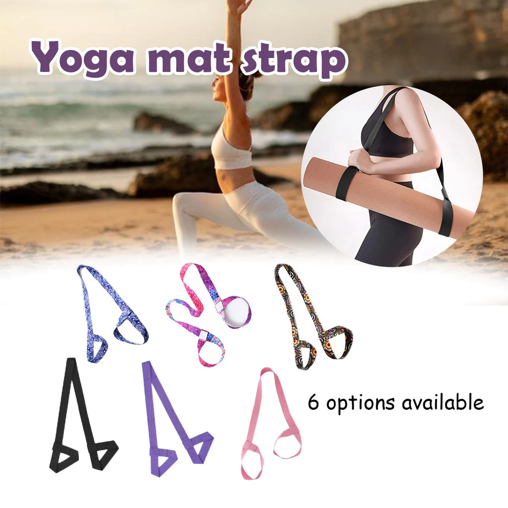 สายรัดเสื่อโยคะ เชือกสะพายเสื่อโยคะ กว้าง3.8ซม.Yoga Mat Strap thumbnail 5