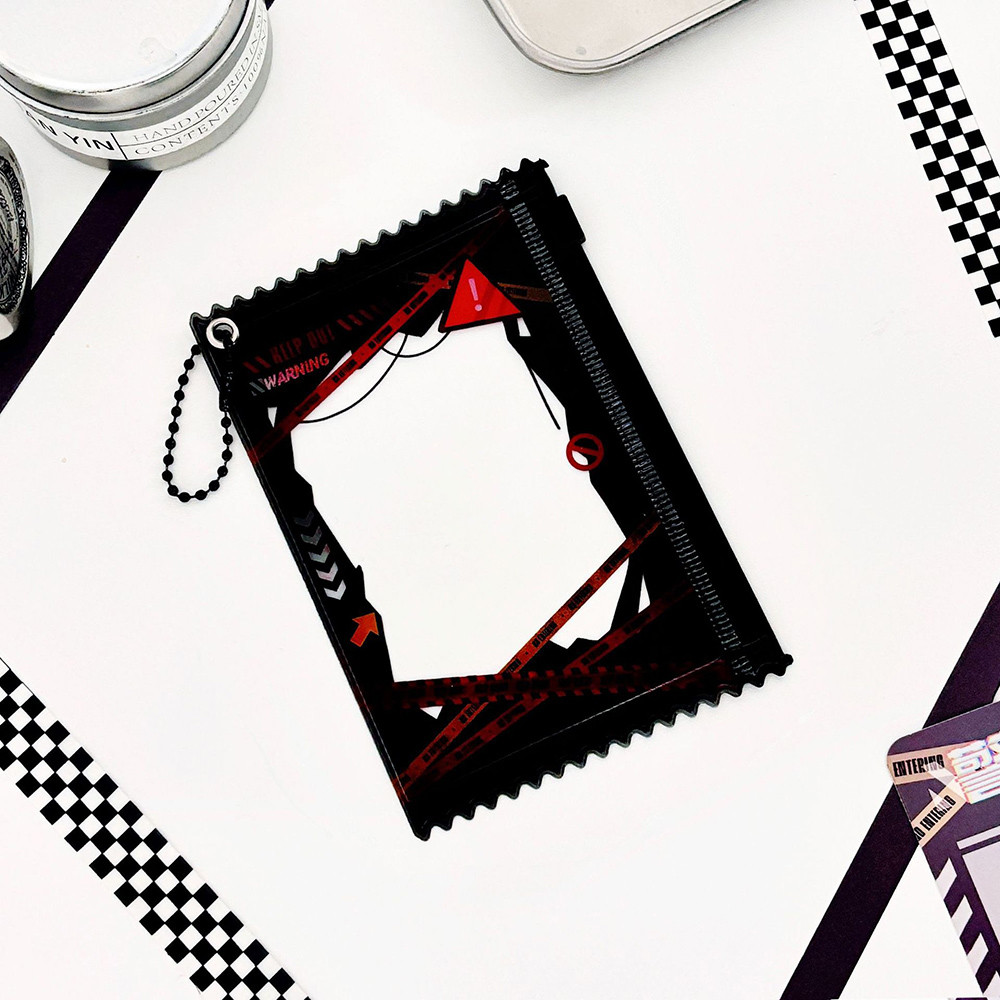 Ailigap กระเป๋าจี้จัดเก็บสายเตือนซิปบัตรแขนป้ายโปร่งใส3นิ้วสร้างสรรค์ ทําเอง อิน - รูปที่ 7