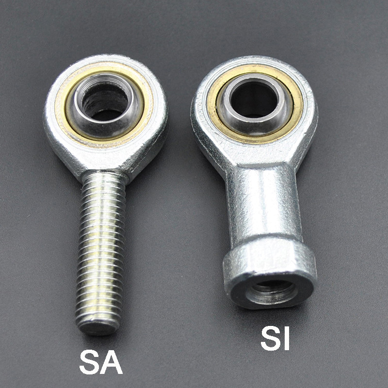 แบริ่งปลายก้าน 5 มม. 6 มม. 8 มม.10 มม. ชายหญิง SA SI T/K Ball ขวาซ้ายเกลียว Self-หล่อลื่น Joint Rod Ends แบริ่ง