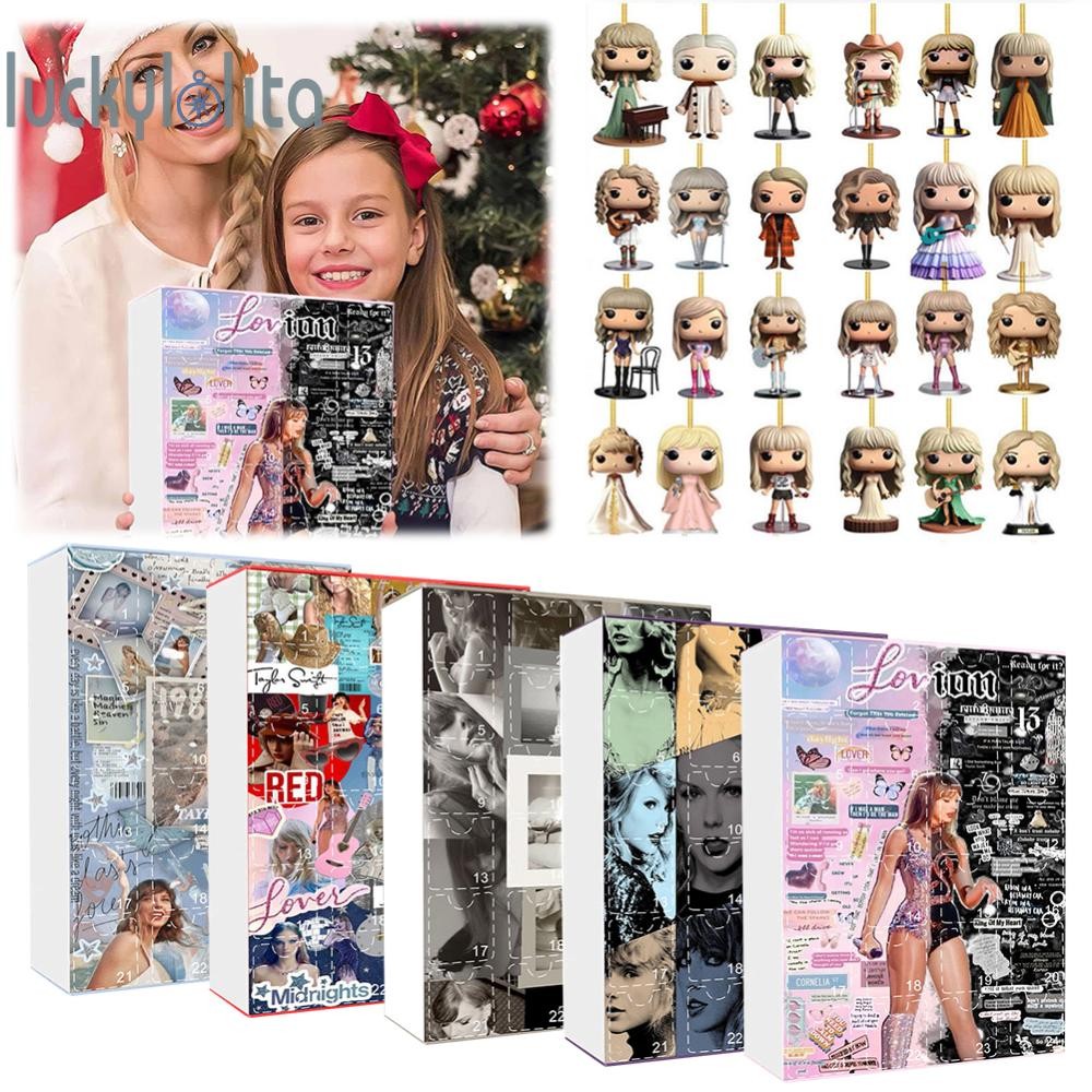 Mini Adventskalender Weihnachten 24-Tage Counting Blind Box Taylor Swift Anhäng [lolita.th]