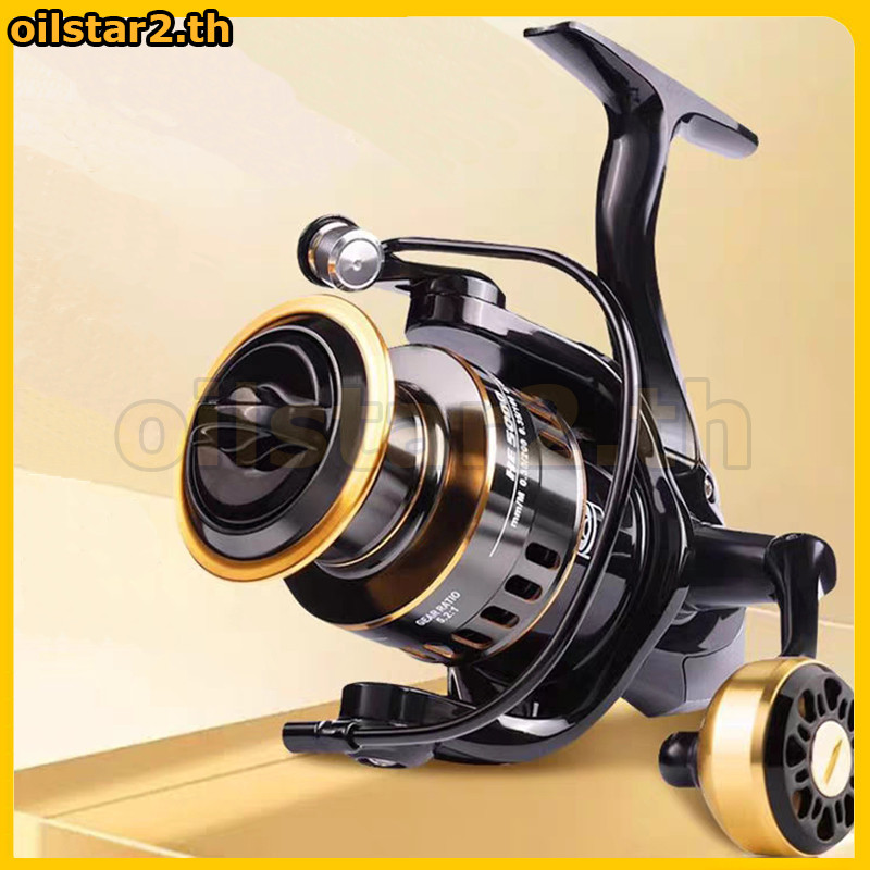 รอกตกปลา รอกตกปลาสปินนิ่ง รอกตกปลาหมาป่า ด้ามลูกบอลโลหะ เรียบ รอกตกปลาทะเล fishing reel spinning reel