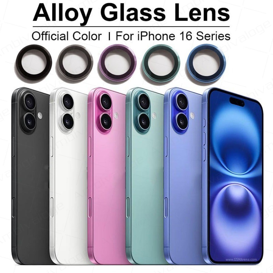 ฟิล์มเลนส์กล้อง ฟิล์มกล้องไอโฟน16 ฟิล์มติดกล้องหลังไอโฟน16 สำหรับ iPhone 16 Pro Max / i16 Pro / 16 P