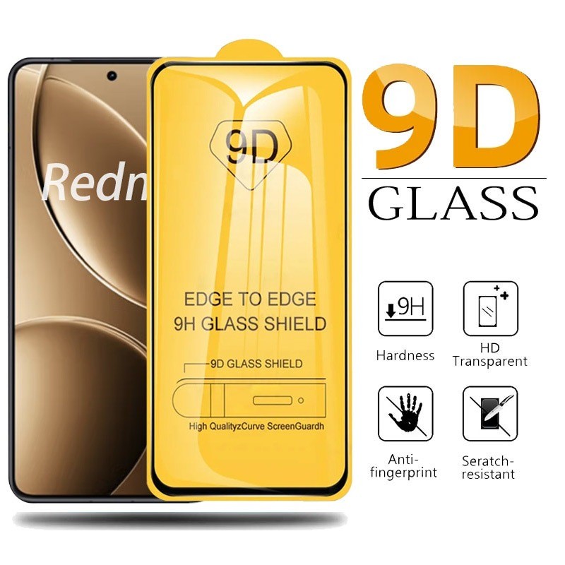 9D ฟิล์มกระจก เต็มจอ Redmi K90 Pro Max K80 K70 K70E K60 K60E K50 K50i K50 K40 Gaming K40s K30 Ultra K30s Pro Plus Pro+ 5G 4G 2026