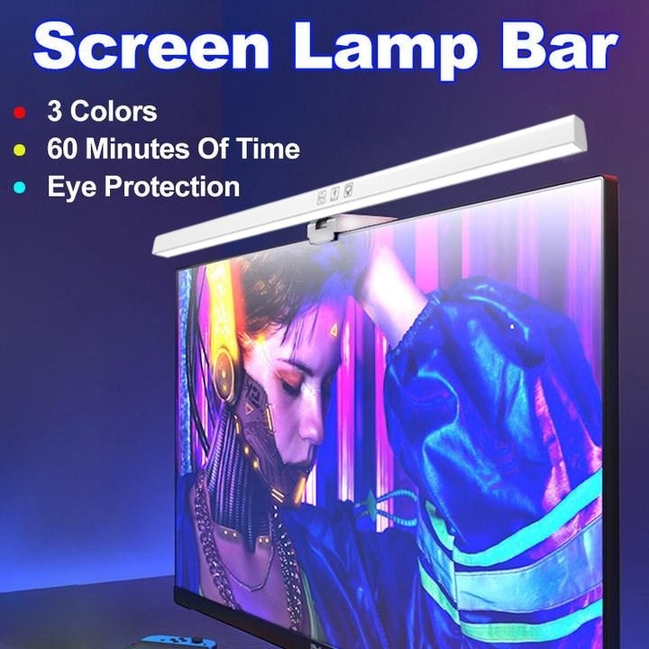 Lymax โคมไฟอ่านหนังสือ Reading Lamp แบบแขวนหน้าจอคอมพิวเตอร์ สําหรับสํานักงาน โรงเรียน ไฟแขวนจอคอมพิวเตอร์