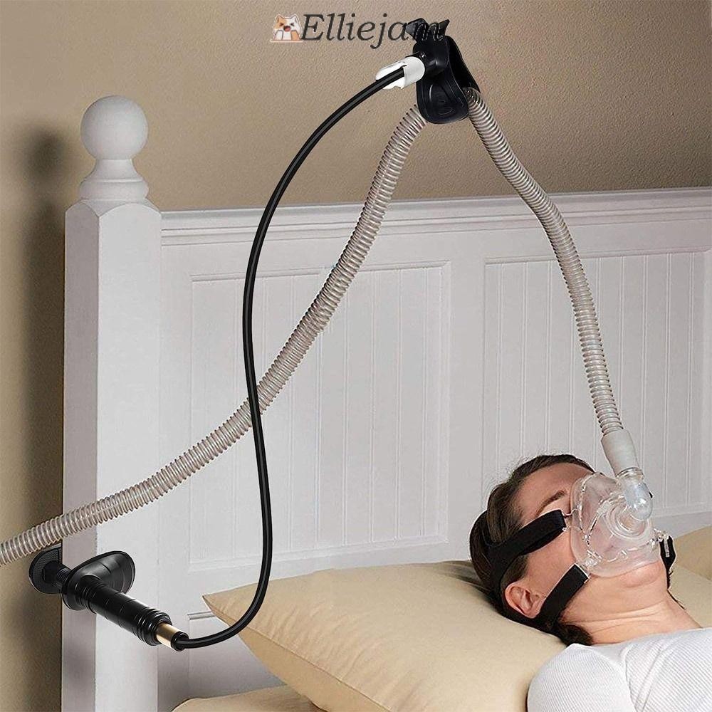 Elliejam ที่วางท่อ CPAP, ป้องกันการรั่วไหล Anti CPAP Tube Holder, Breathing|ไม้แขวนเสื้อรองรับท่อแข็งแรง ที่พักพิงการนอนหลับ