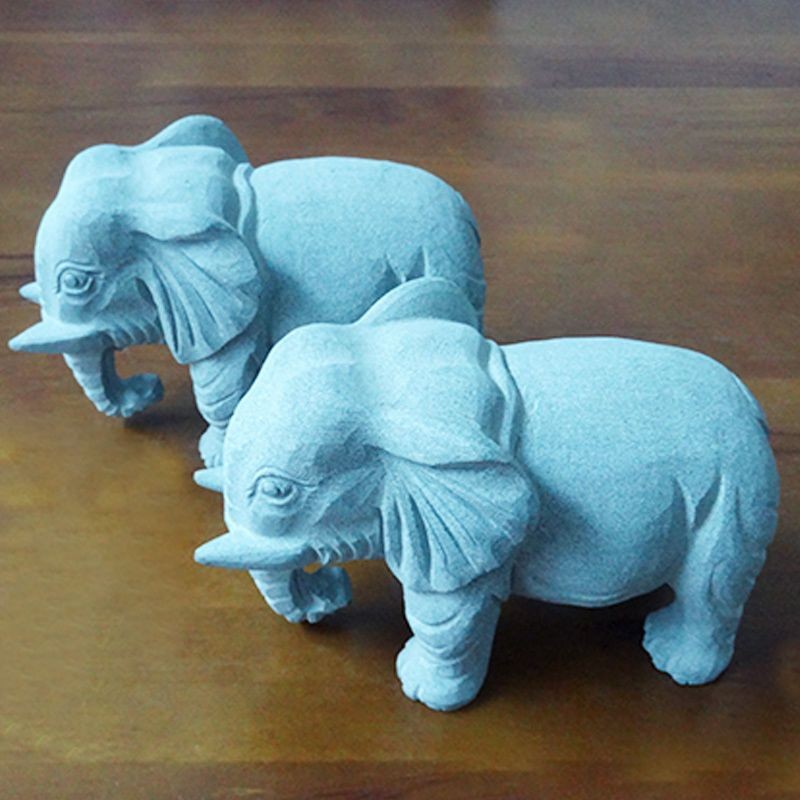 【Lucky Elephant】Lucky Wealth Stone Elephant Water Absorbing Stone Elephant Stone Elephant