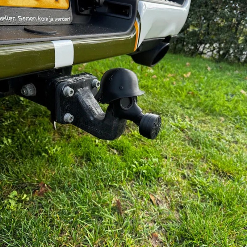 Amonoqa ฝาครอบสําหรับ Trailer Compression Hitch Cover อุปกรณ์เสริมลากจูง Trailer Hitch Cover