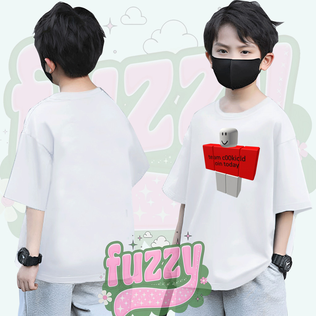 FUZZY & 8 สี Team c00lkidd Join Today เสื้อ เสื้อยืดเด็ก Roblox 100-150#13