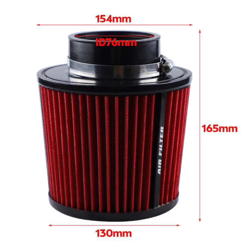 แผ่นกรองอากาศรถยนต์ 76mm ปาก 3.0 นิ้ว thumbnail 7