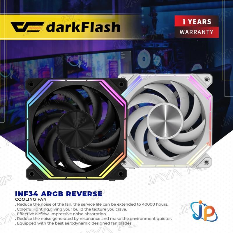 DarkFlash INF34 ARGB Reverse Cooler Fan Case - Fan Casing 12cm