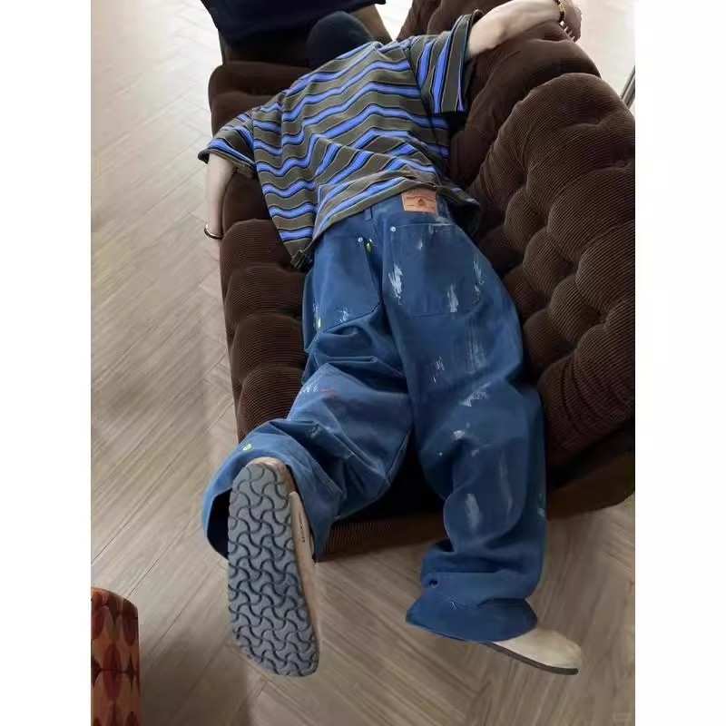 ASRV เสื้อยืดแขนสั้นลายทางสีตัดกันย้อนยุคอเมริกันฤดูร้อนผู้ชายและผู้หญิงเสื้อยืดคอปกเล็ก - รูปที่ 3