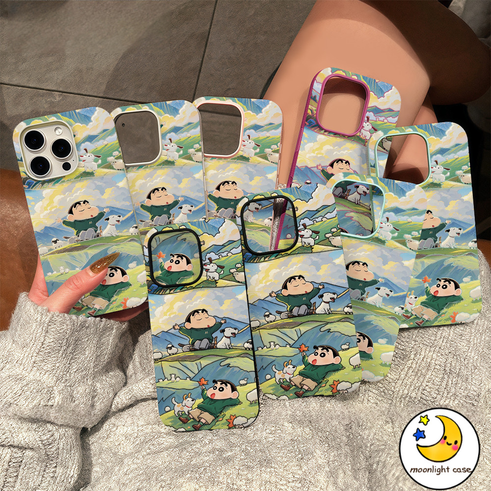 🎗 GOOD 🎗 เคสเหมือนเปลือกลิ้นจี่ การ์ตูนเด็กน้อย การ์ตูน น่ารัก รักษา สําหรับIPhone16 15 14 13 7 8plus Pro Promax XR XS - รูปที่ 2