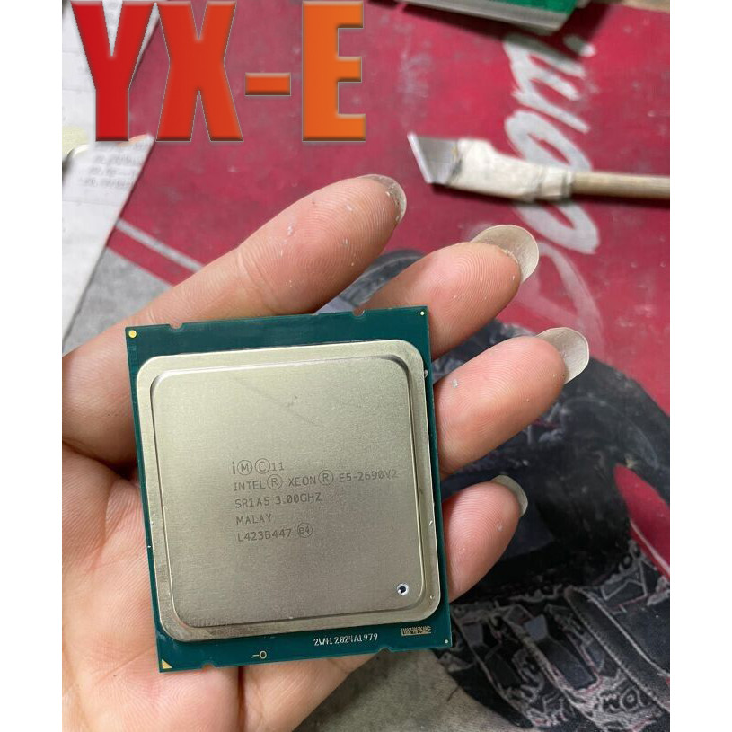 YX-E Xeon E5-2690 v2 SR1A510 core 3.0GHz 25M 8GTs LGA2011 เซิร์ฟเวอร์ CPU โปรเซสเซอร์สําหรับ X97 เมน