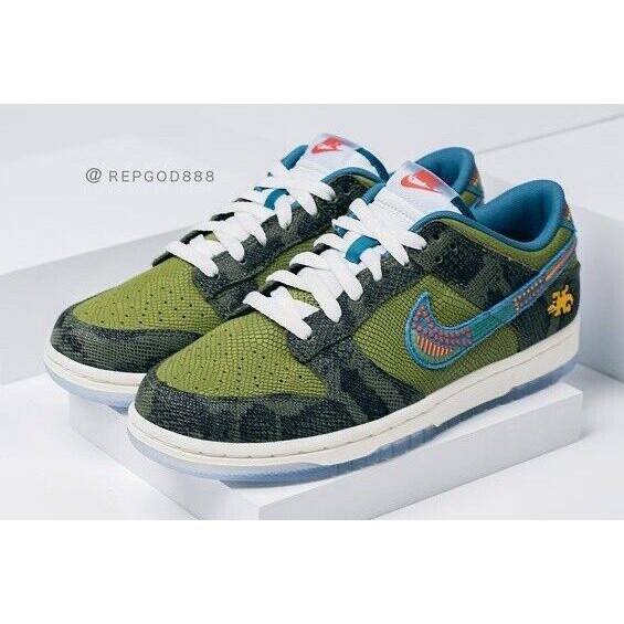 2025 ใหม่ Nike Dunk Low Siempre Familia DO2160-335MenM