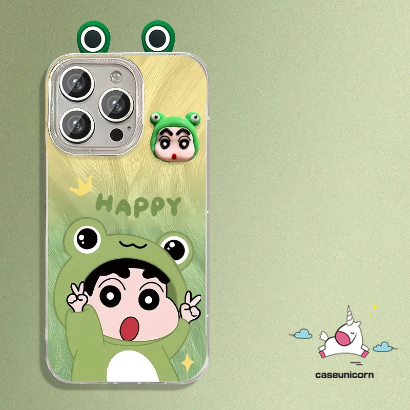 สําหรับRedmi 14C 10C 13C 9 A3 12C 13 10 12 9C A1 9T A2 10A 9Aหมายเหตุ10 12 14 13 11 8 10s 9 11s Pro Max Poco C65 X3 X6 Pro M3 Feather Shin-chanการ์ตูนC Yarn Cute 3D DIY Doll Case - รูปที่ 2