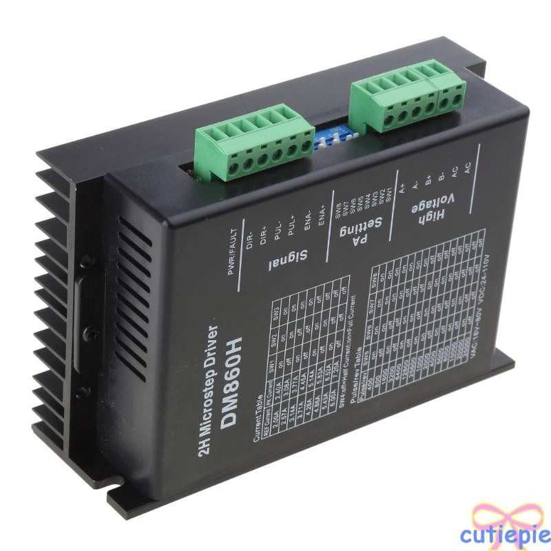 Cutie DM860H Stepper Motor Driver Microstep Motor 2 เฟสสําหรับ 57 86 Stepper Motor