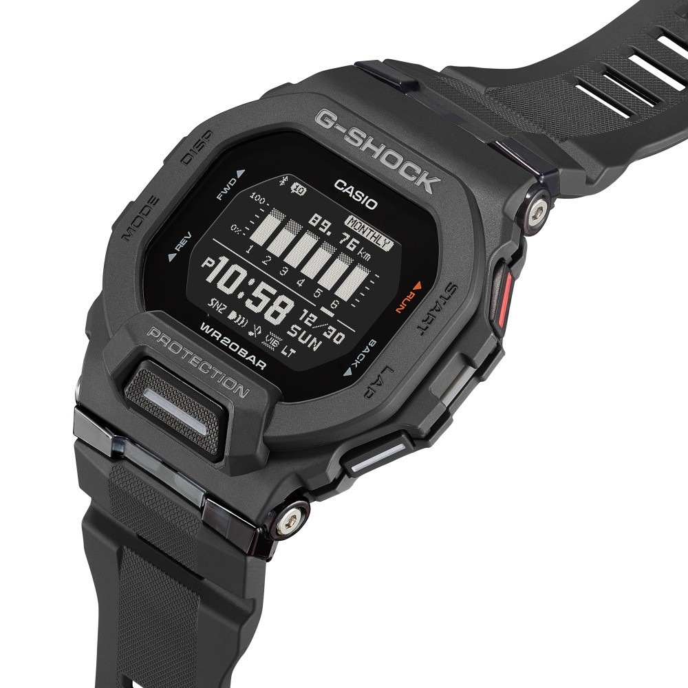 CASIO นาฬิกาข้อมือผู้ชาย G-SHOCK รุ่น GBD-200-1DR นาฬิกา นาฬิกาข้อมือ นาฬิกาข้อมือผู้ชาย