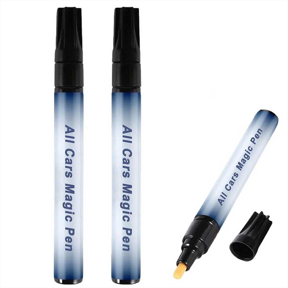 2Pcs Clear Car Scratch Repair Remover Magic Pen Clear Coat Applicator For Any Color