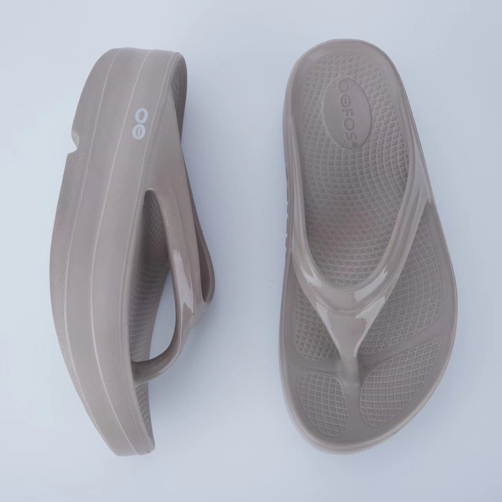 OOFOS รองเท้าแตะ Recovery Flip-Flops หนา Soled ผู้ชายผู้หญิงสบาย Decompression หลังจากกีฬาการแข่งขันรองเท้าแตะฤดูร้อน HF08 - รูปที่ 5